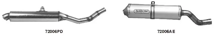 ARROW - PARIS-DAKAR REPLICA - Exhaust - Silencer Tijdelijk Beschikbaar